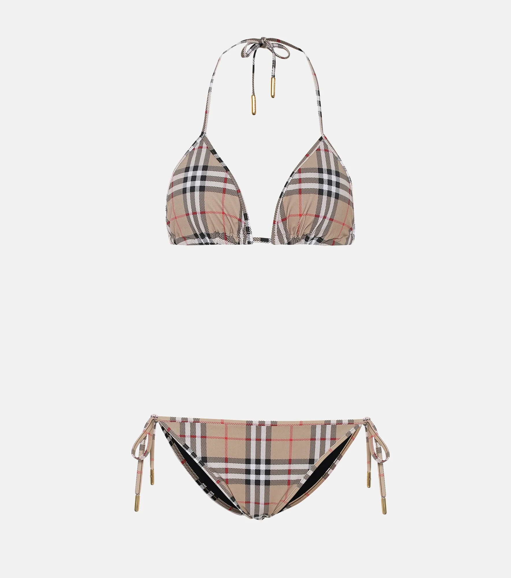 Burberry Check triangle bikini - 1