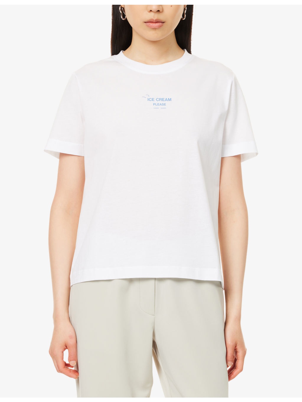 Sacamino Printed Cotton-Jersey T-Shirt - 3
