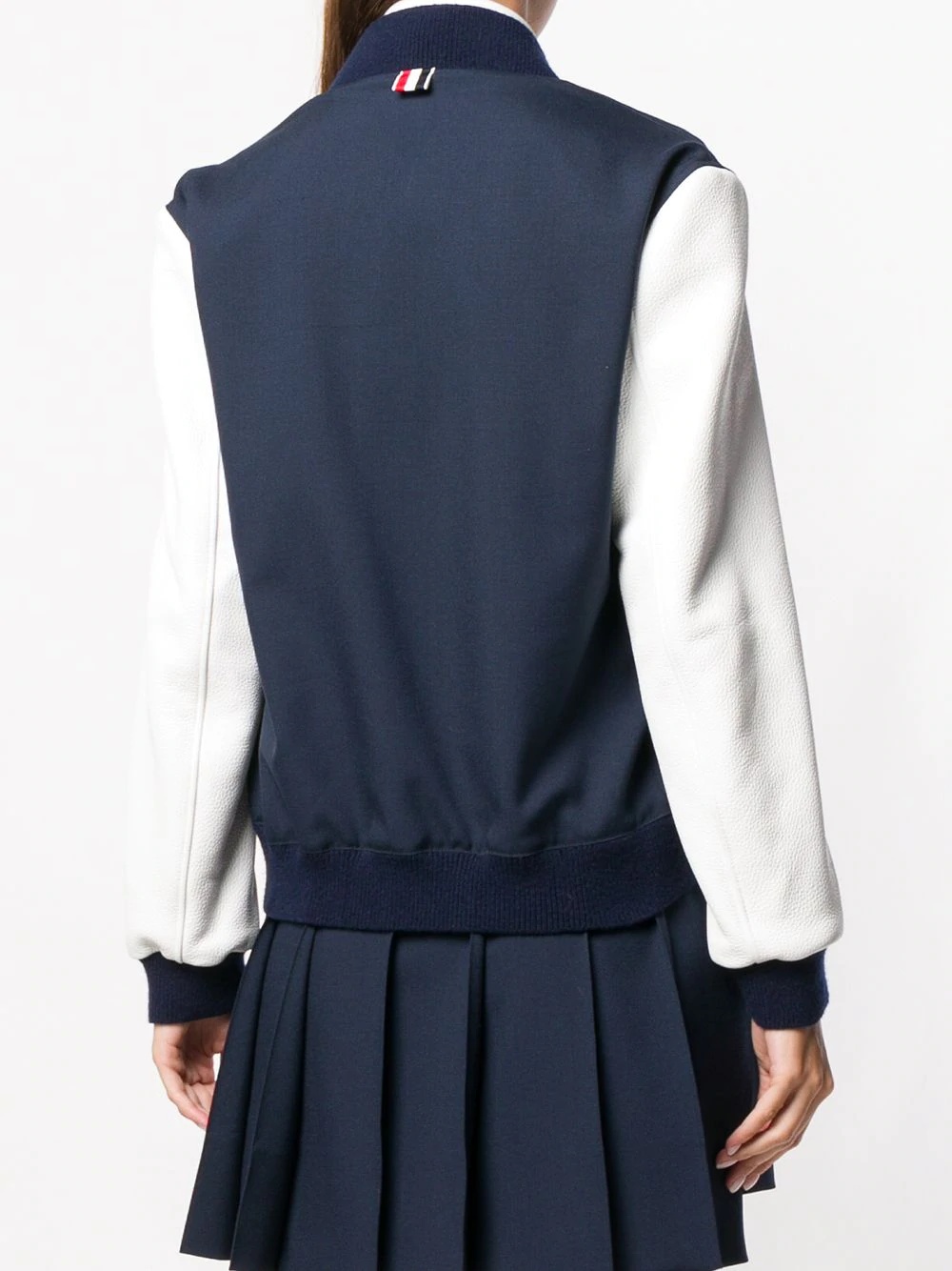 Deerskin Sleeves Varsity Jacket - 4