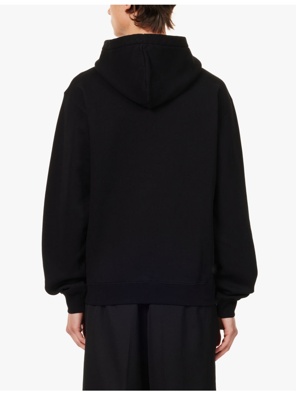 Logo-embroidered cotton-jersey hoody - 4