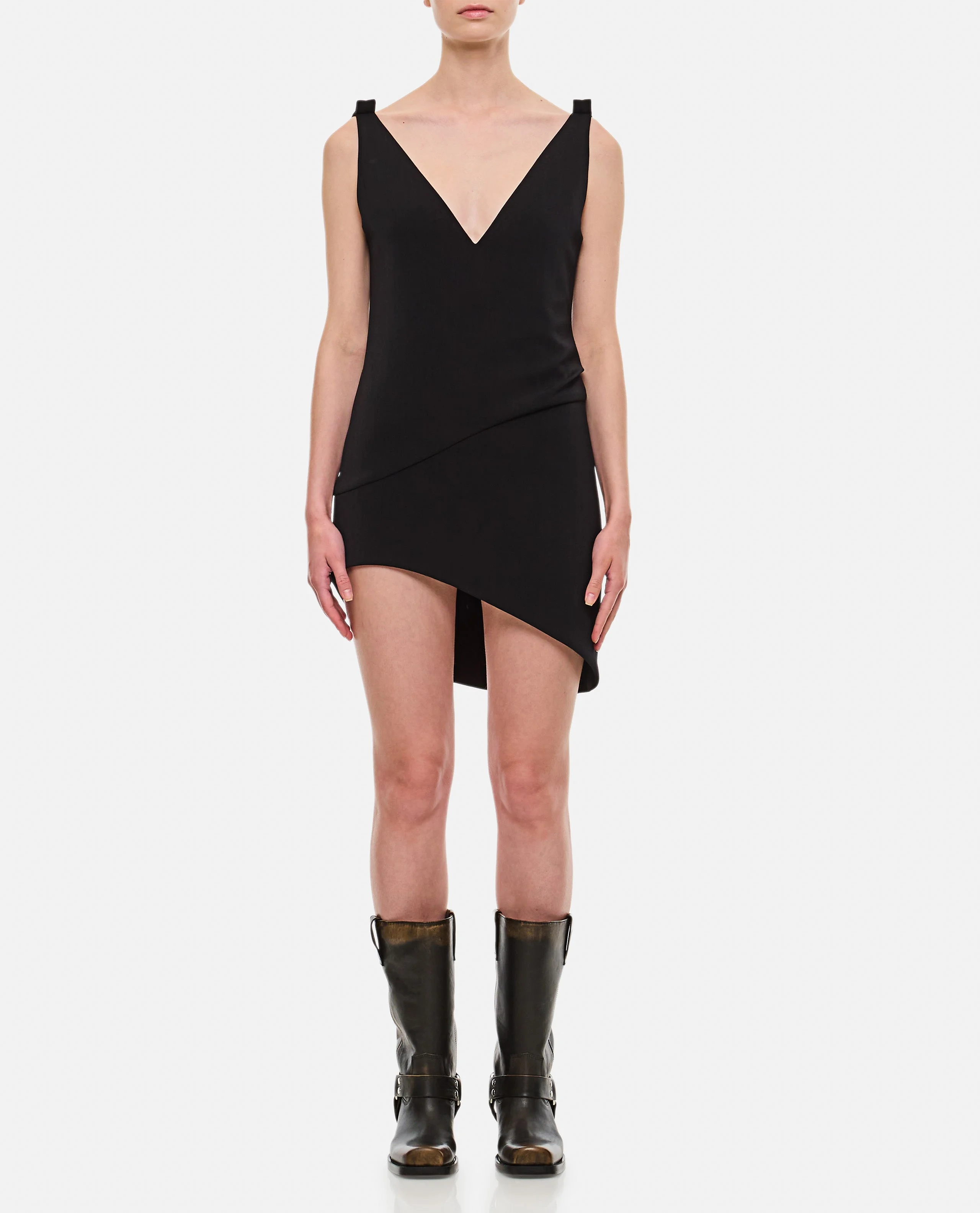 Jw Anderson Women V-Neck Sleaveless Mini Dress - 1