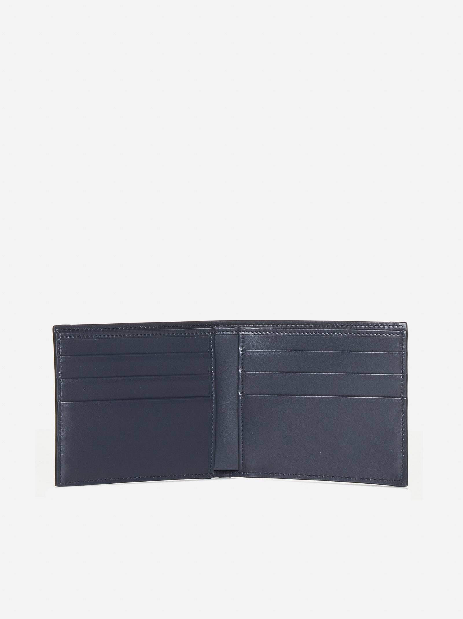 Logo leather bifold wallet - 4