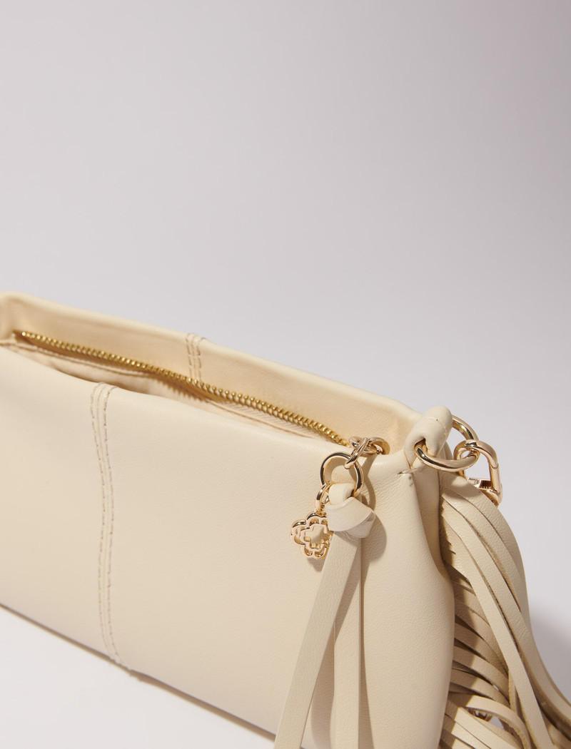 Miss M plain leather clutch bag 4