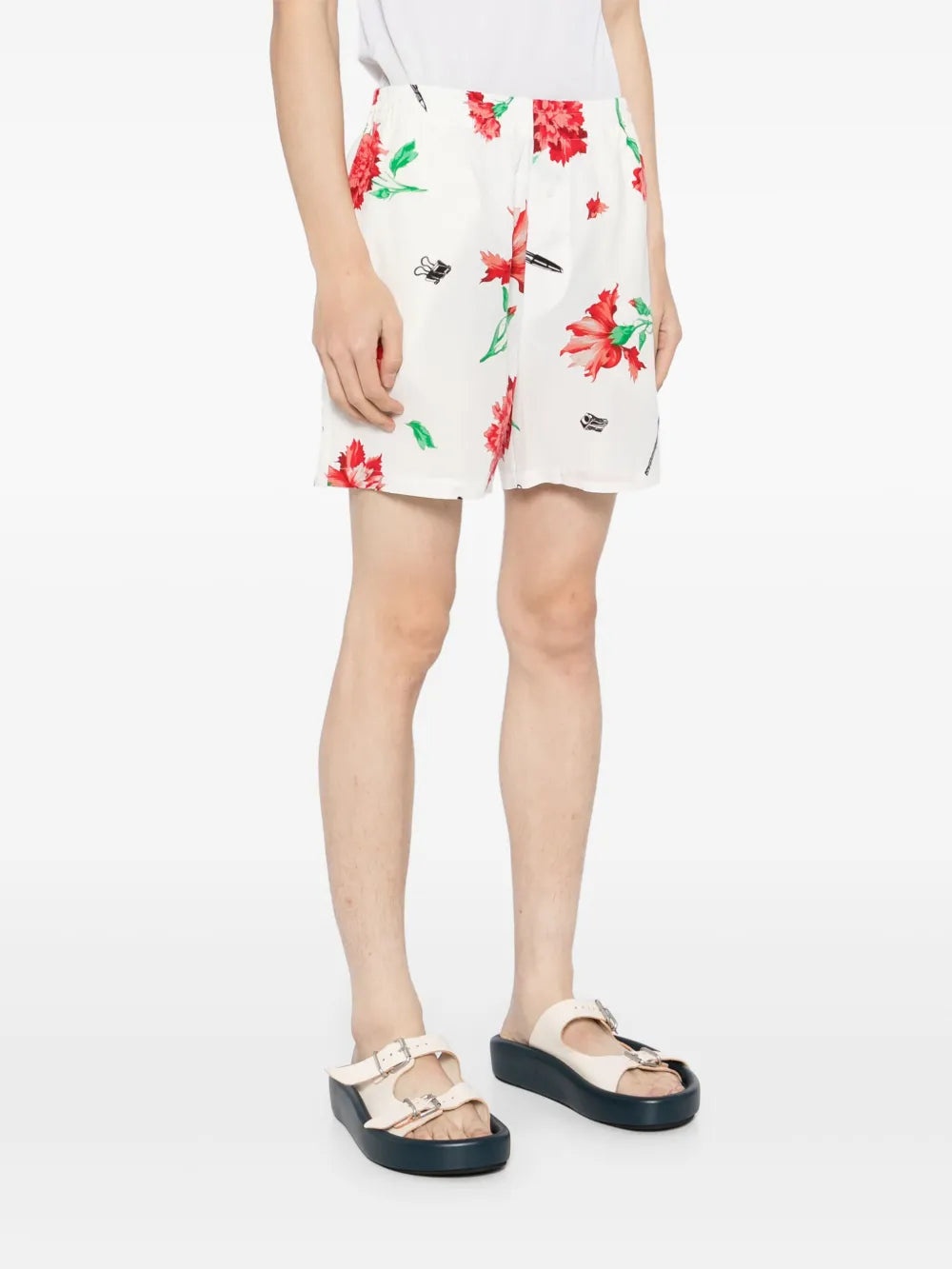 FLORAL-PRINT SHORTS - 3