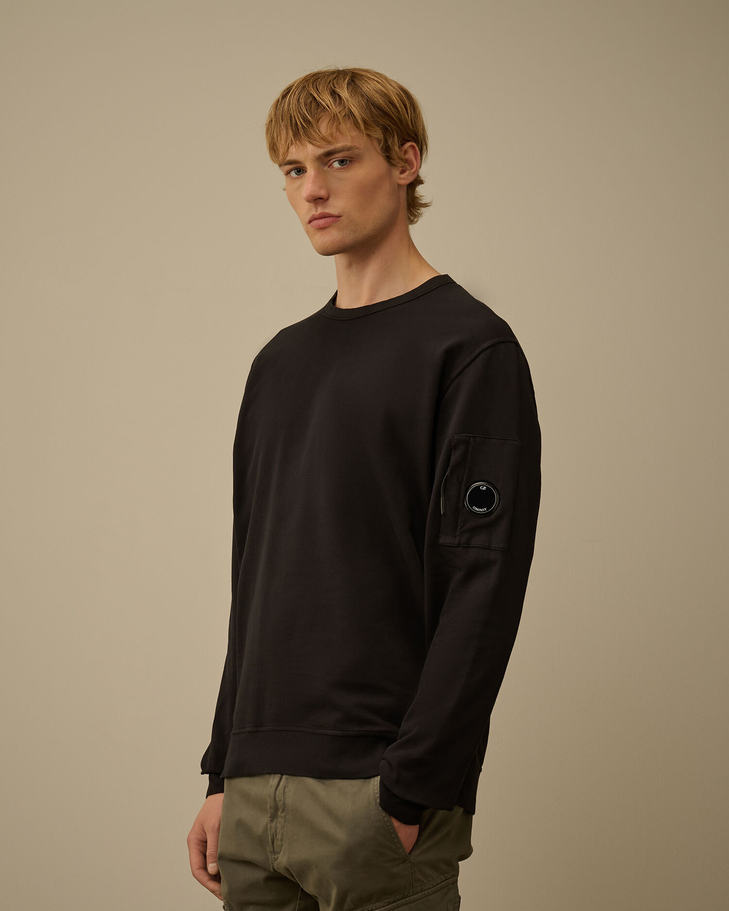 Light Fleece Crewneck Lens Sweatshirt - 3