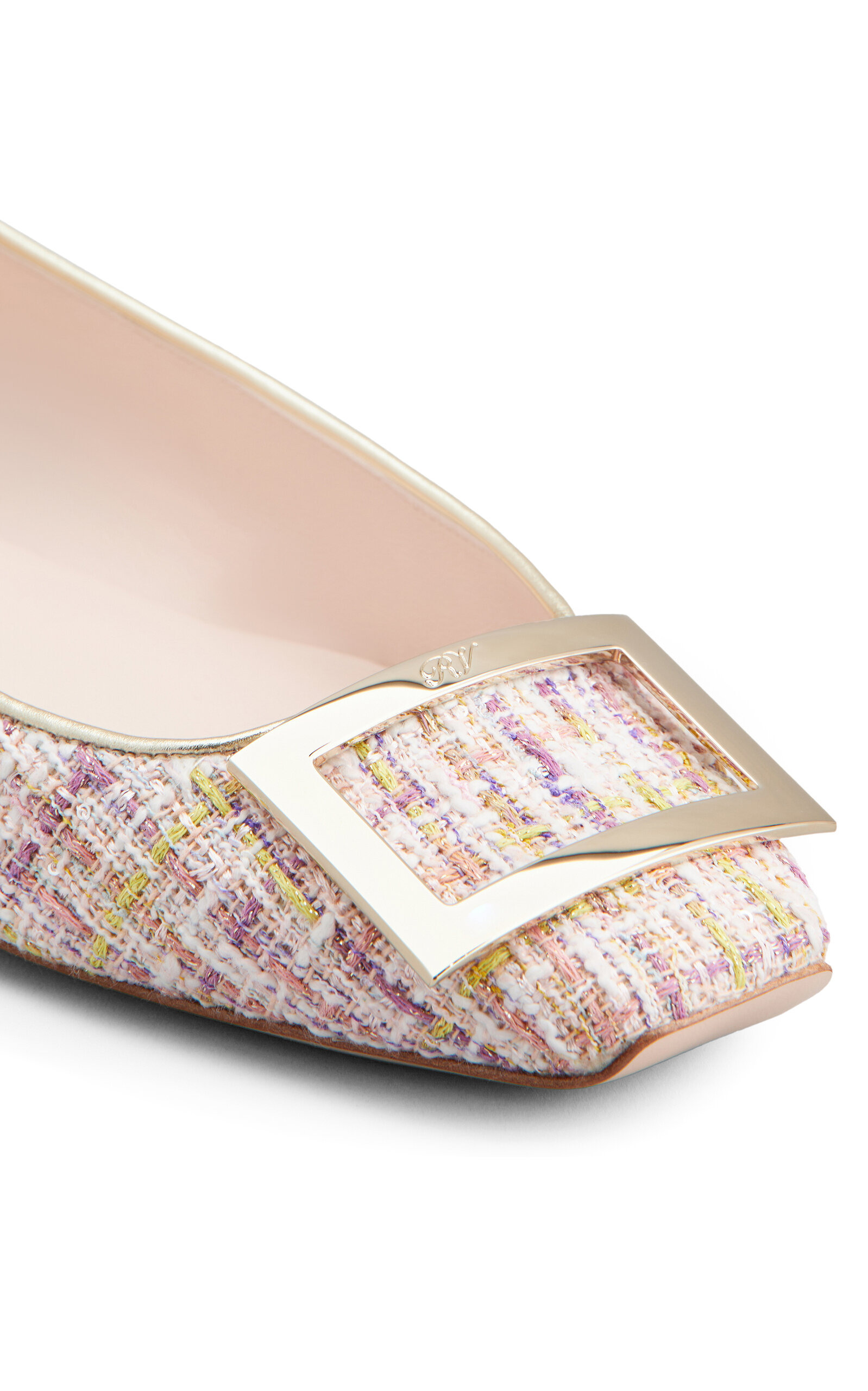 Gommettine Tweed Piping Flats pink - 8