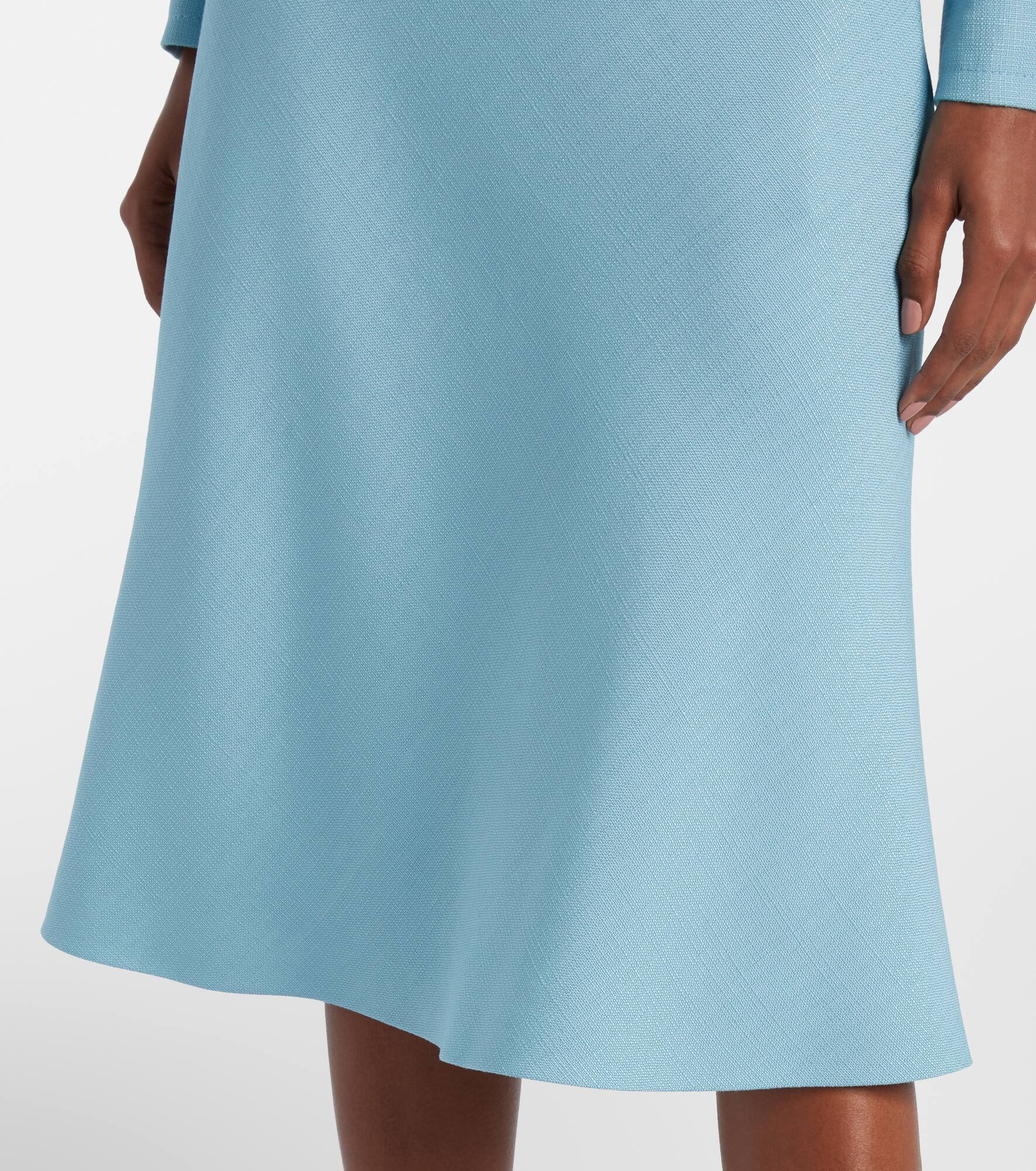 VLogo canvas midi skirt - 5