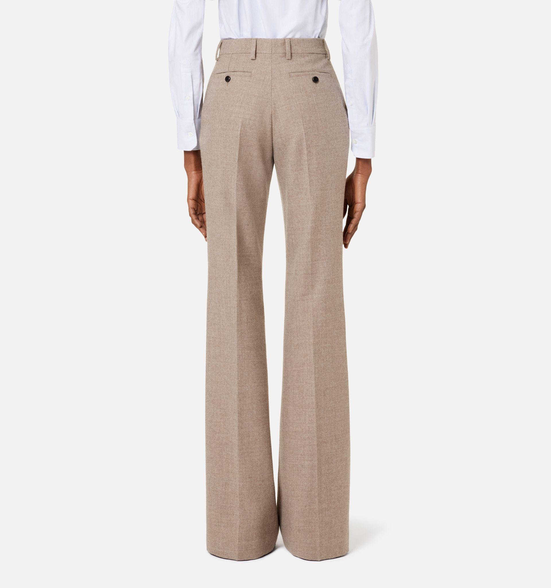 flared tailpored trousers - 5
