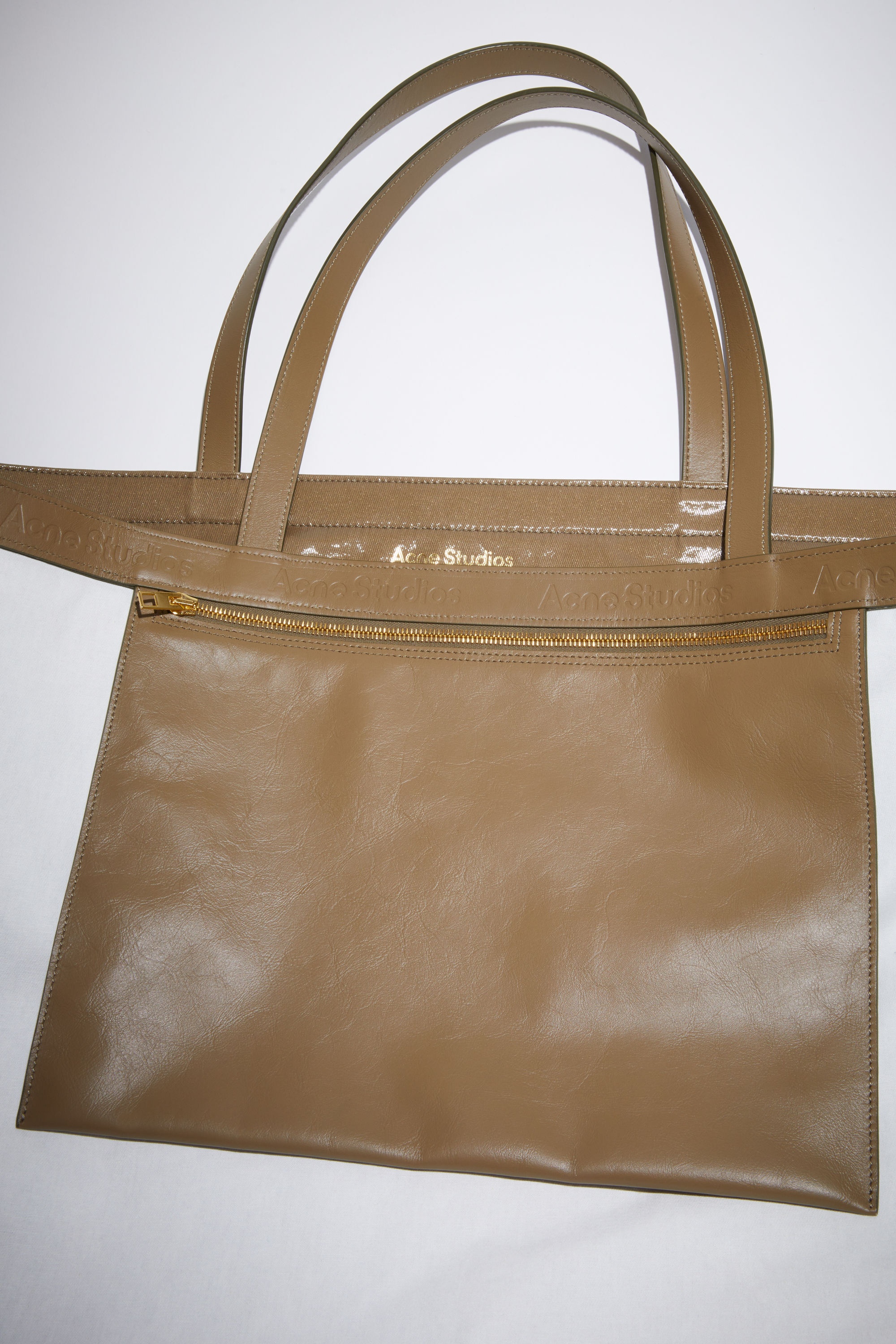 Oilcloth tote - Hunter green - 5