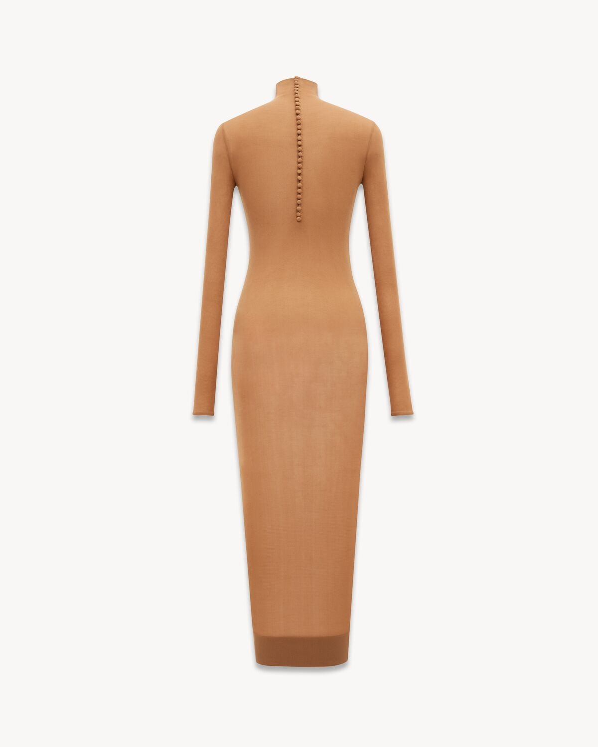 TURTLENECK DRESS IN STRETCH JERSEY - 2