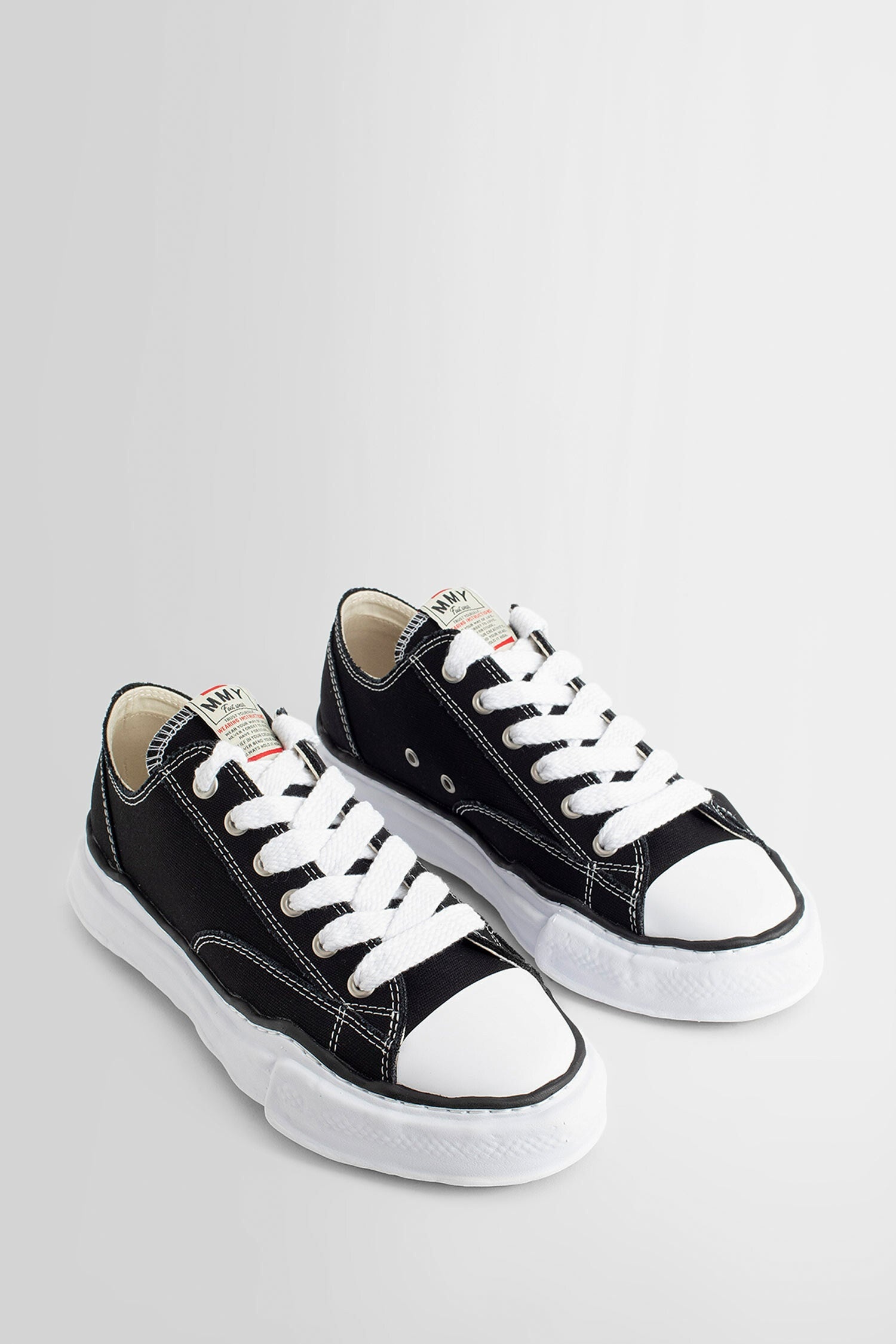 MAISON MIHARA YASUHIRO UNISEX BLACK SNEAKERS - 7