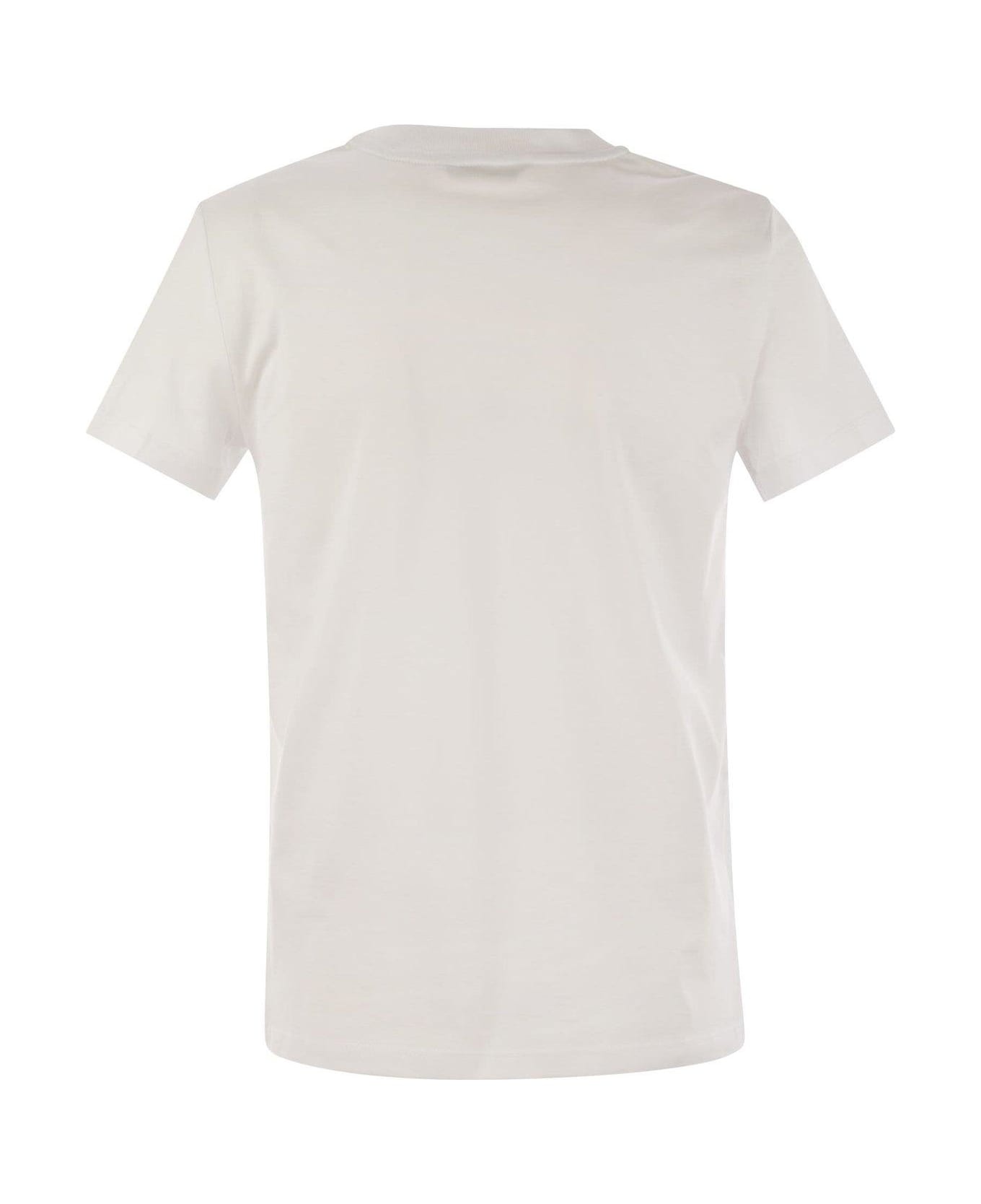 Logo Embellished Crewneck T-shirt - 2