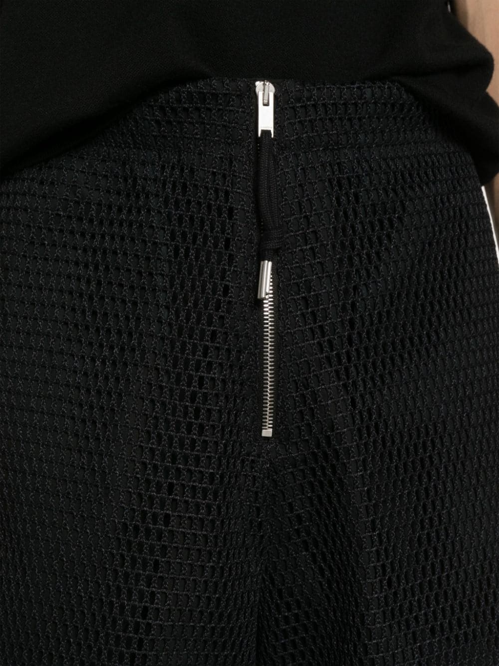 open-knit loose-fit trousers - 5