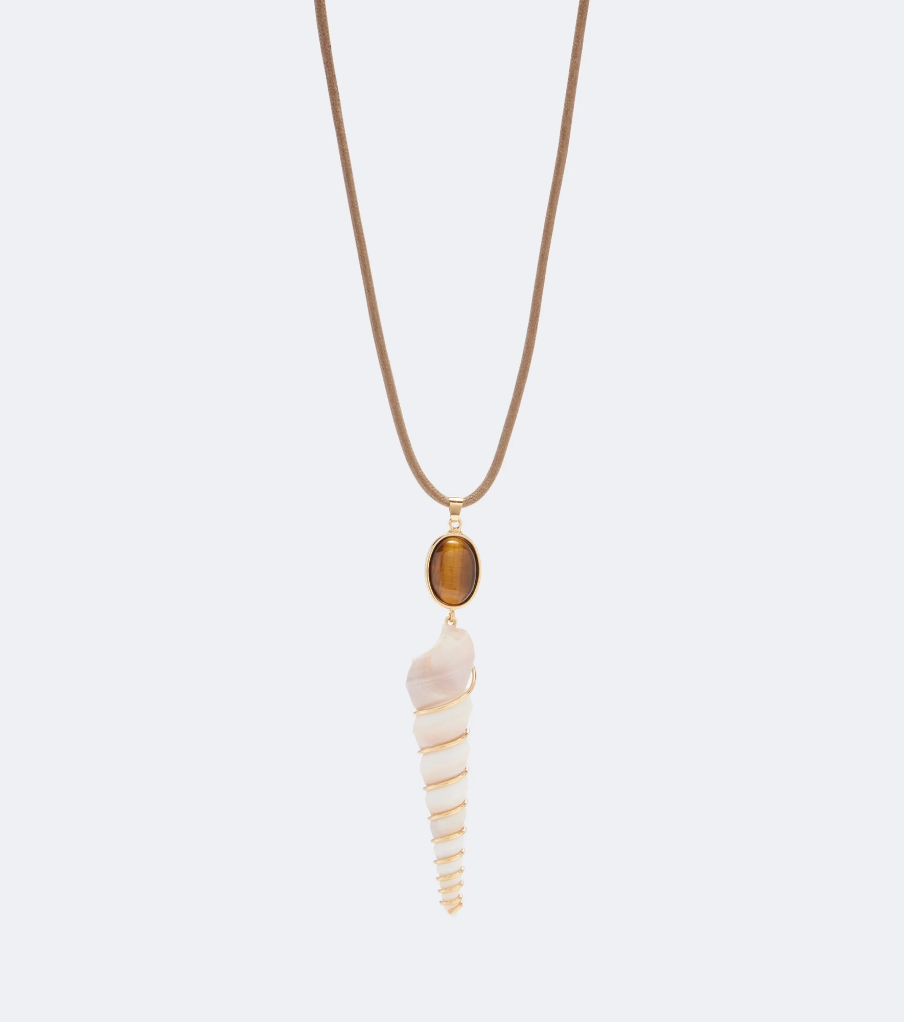Finley pearl seashell necklace - 1