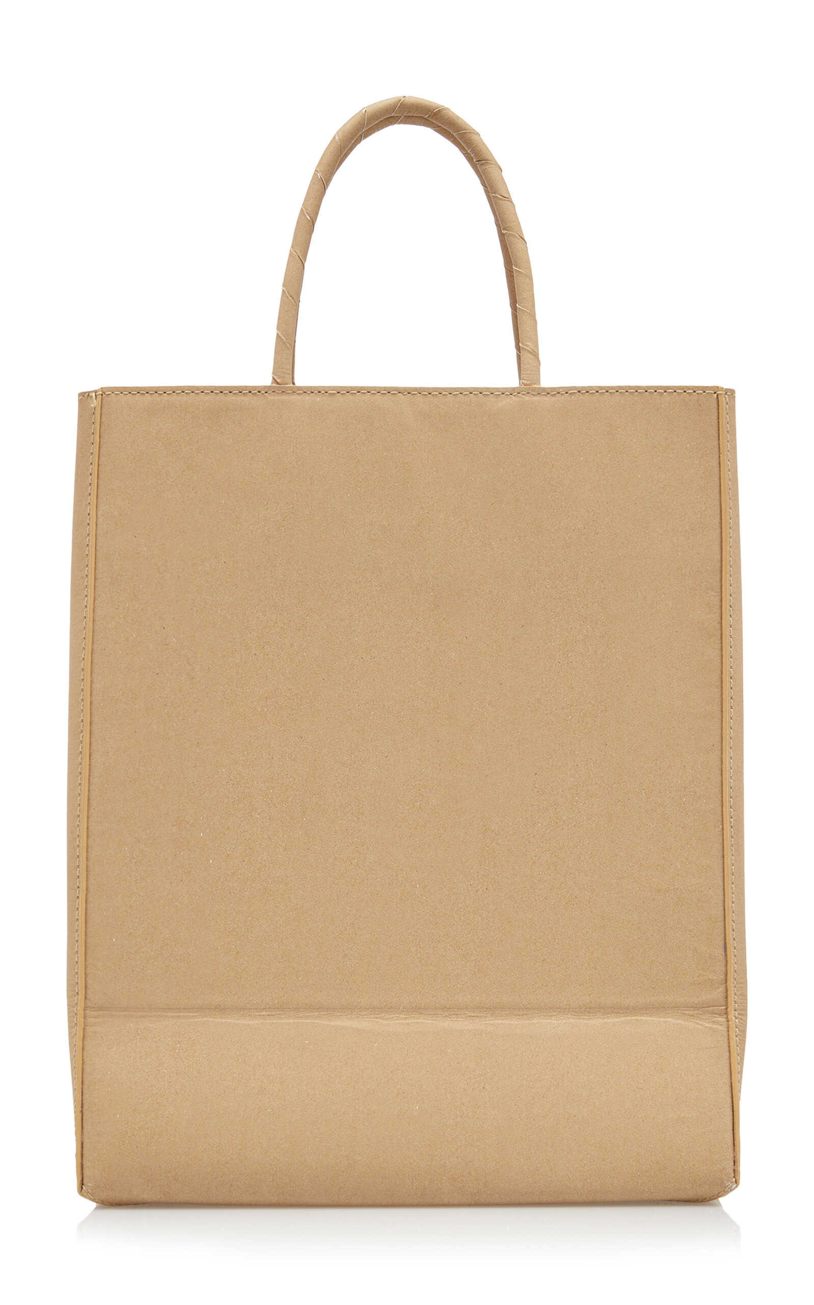 Small Paper Leather Shopping Bag neutral - 6