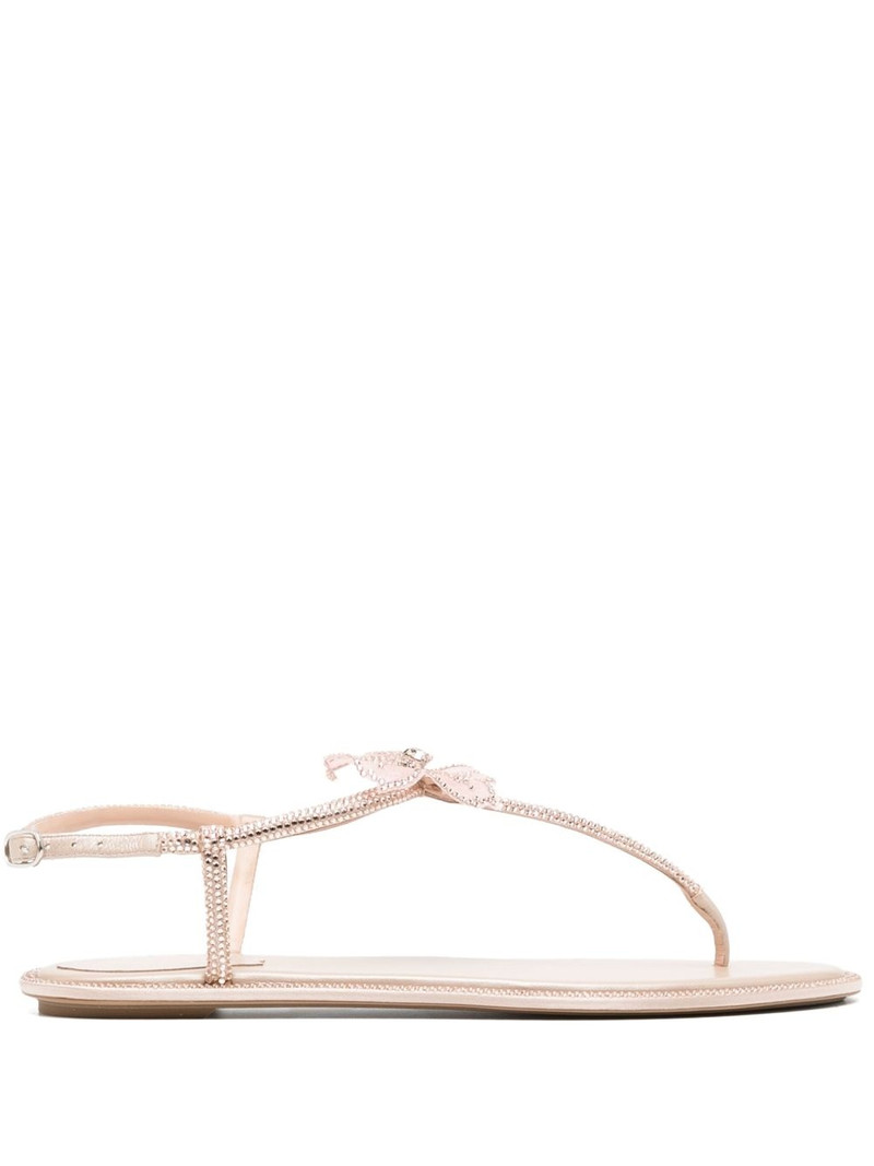 Peach Flower sandals 1