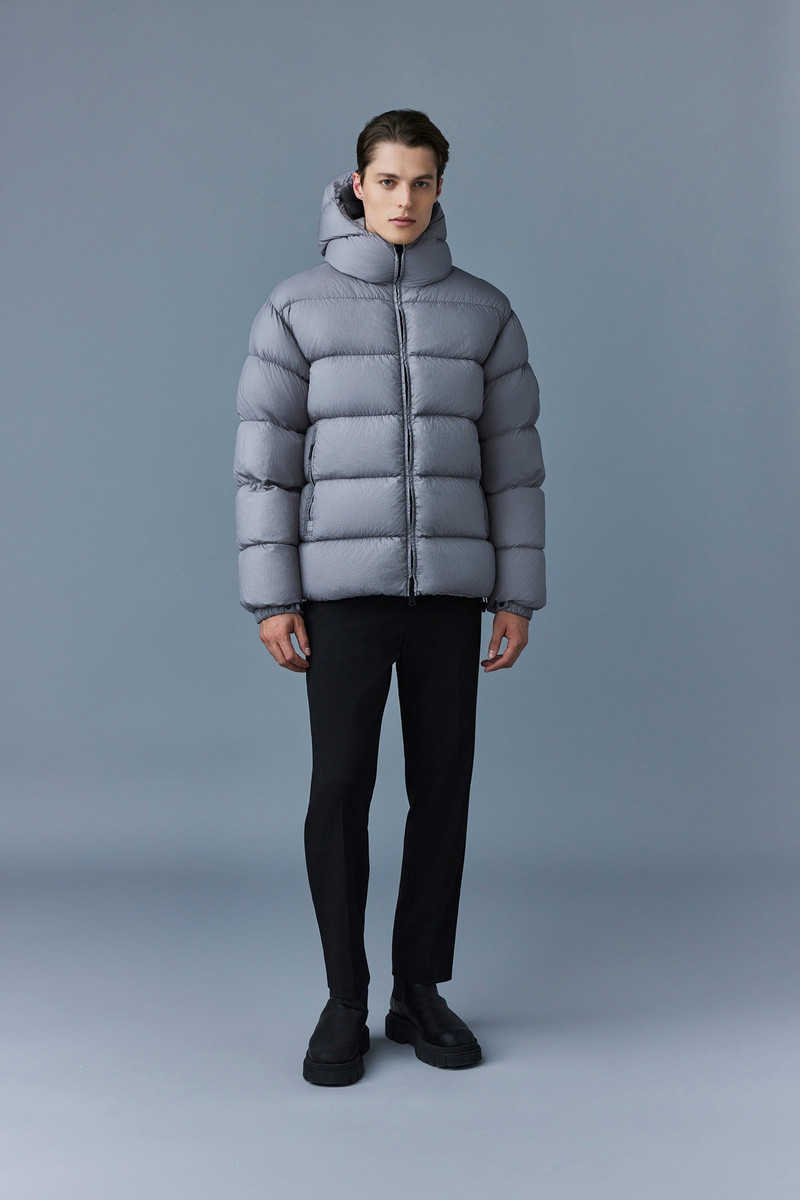 ADELMO-LC Heavy down jacket with soft-wash crinkle 3