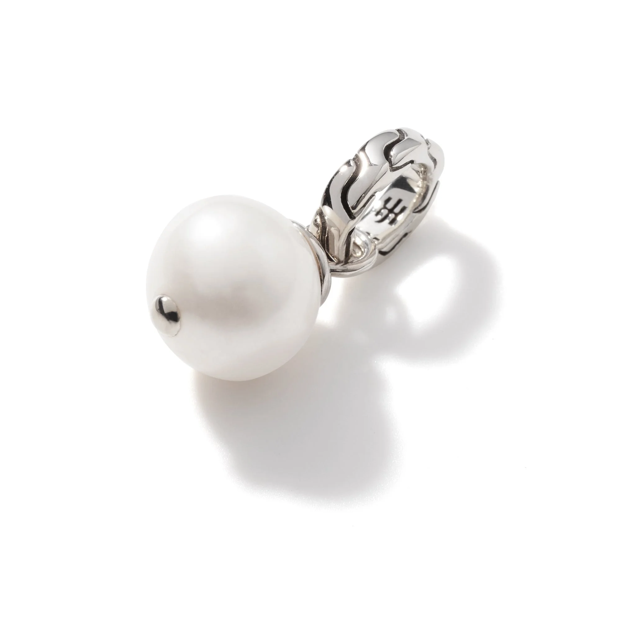 Pearl Pendant, Sterling Silver, 8MM - 1