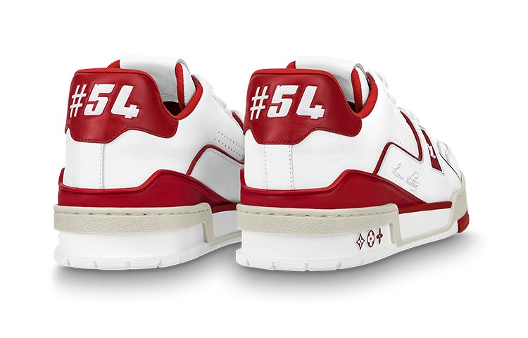 LOUIS VUITTON Trainers 'White Red' 1A8ZPR - 3