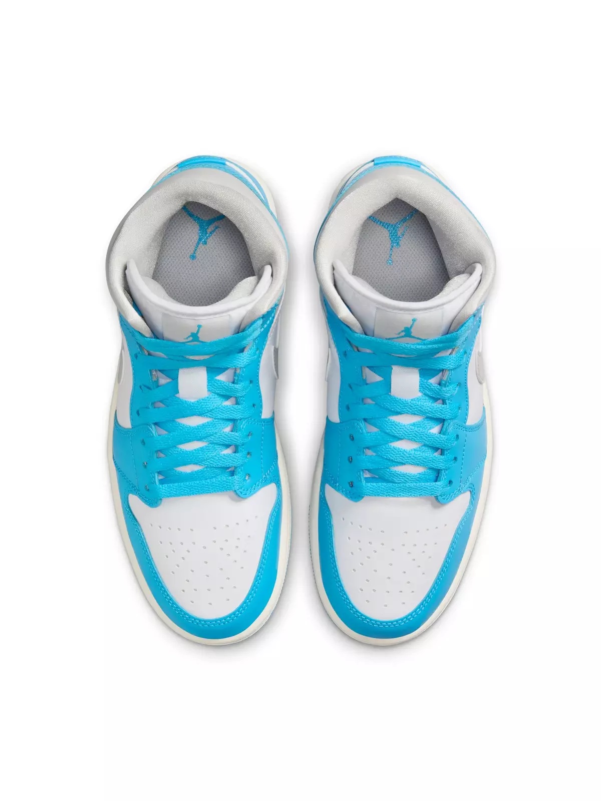 1 Mid "Dk Powder Blue/Neutral Grey/White/Sail" Women's Shoe - 7