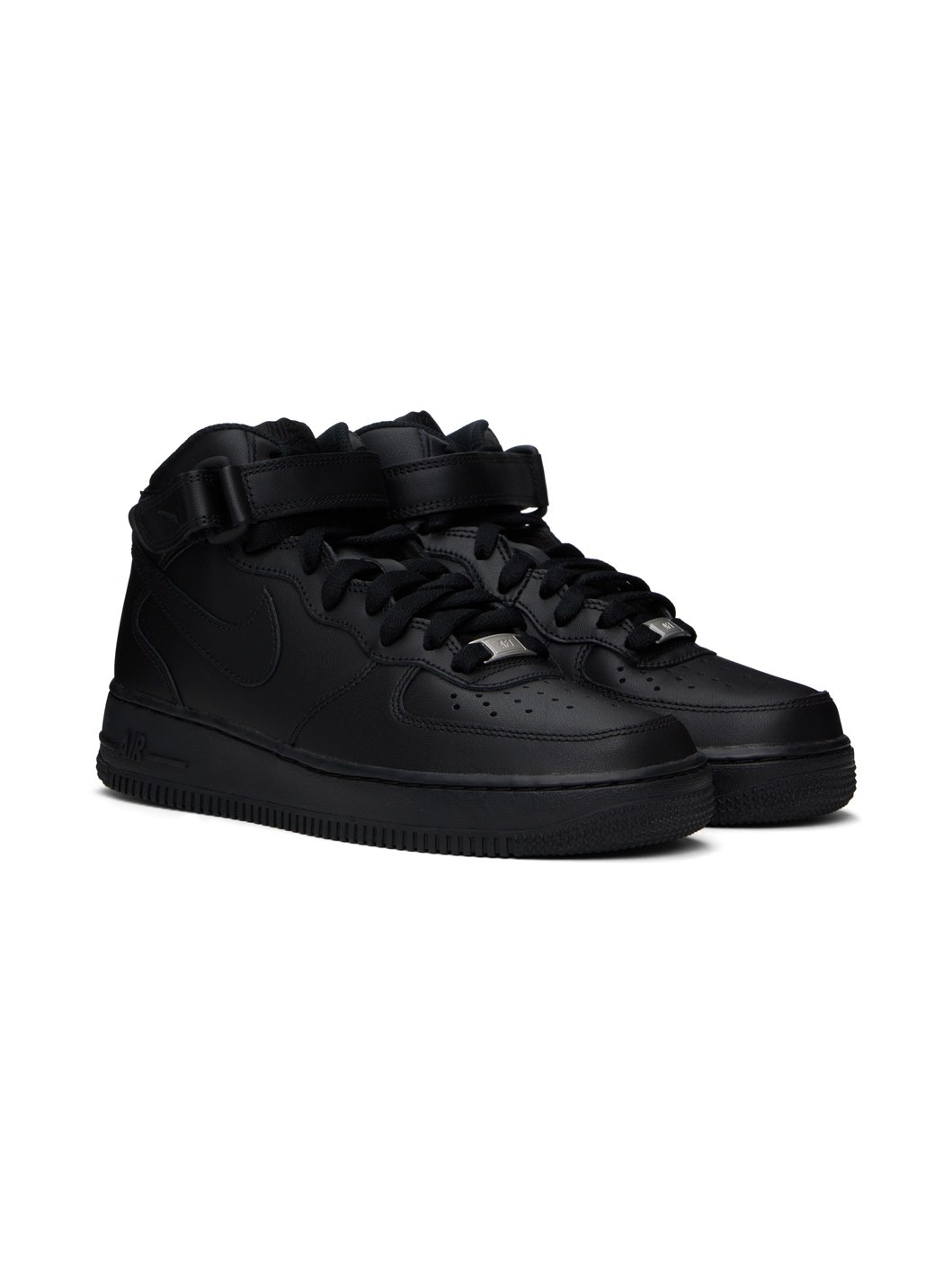 Black Air Force 1 Mid '07 Sneakers - 4