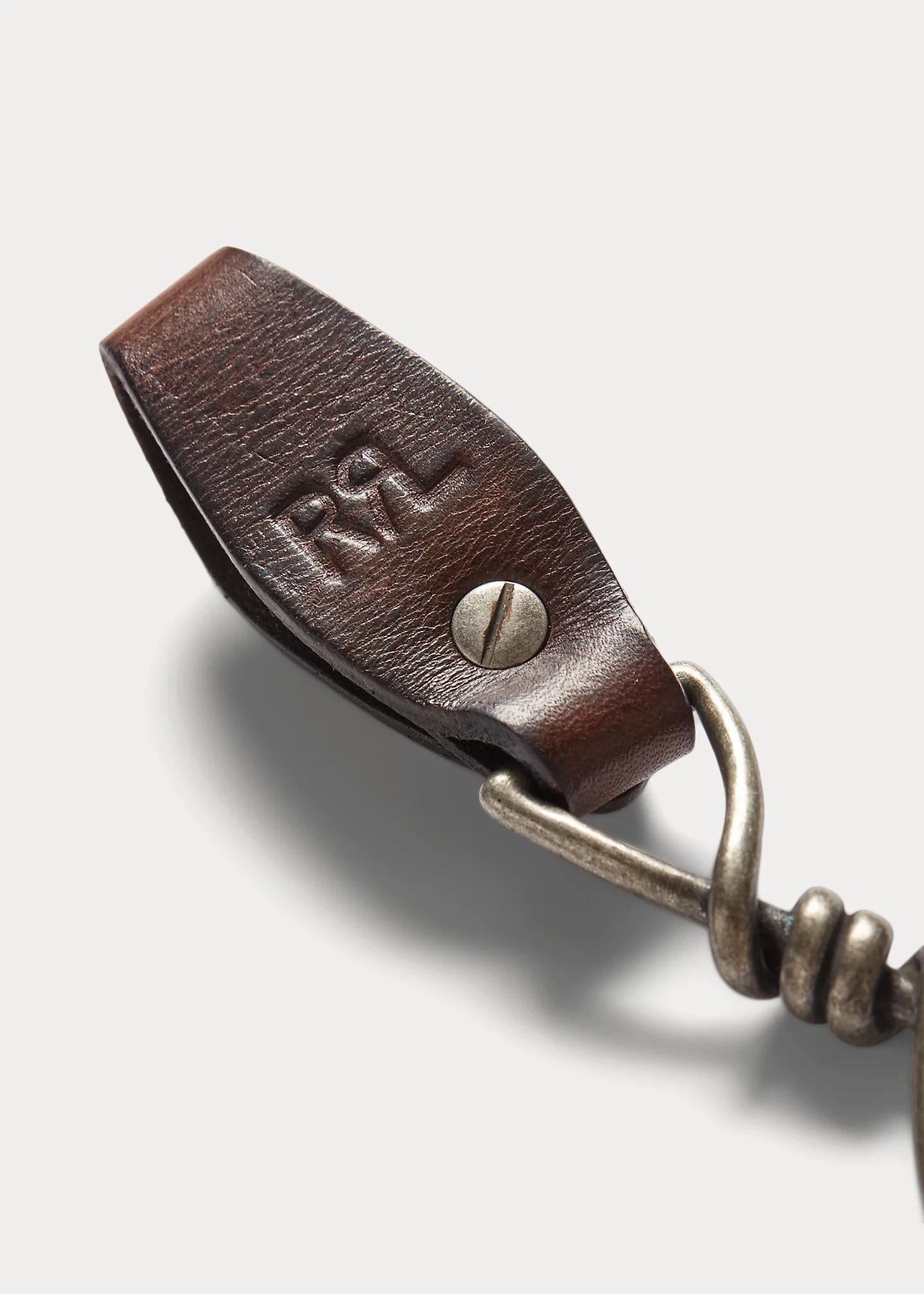 RRL by Ralph Lauren Leather Key Fob | REVERSIBLE
