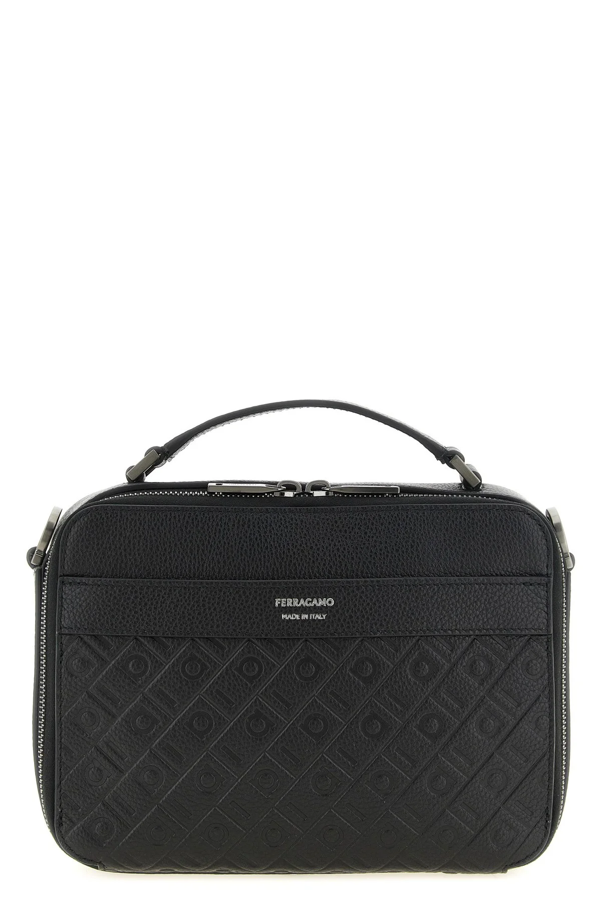 'Ferragamo Monogram' Crossbody Bag - 1