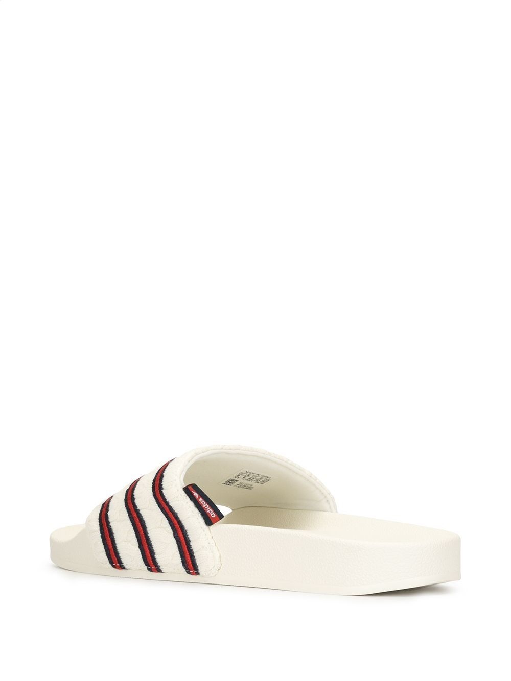 Adilette cable-knit slides - 3