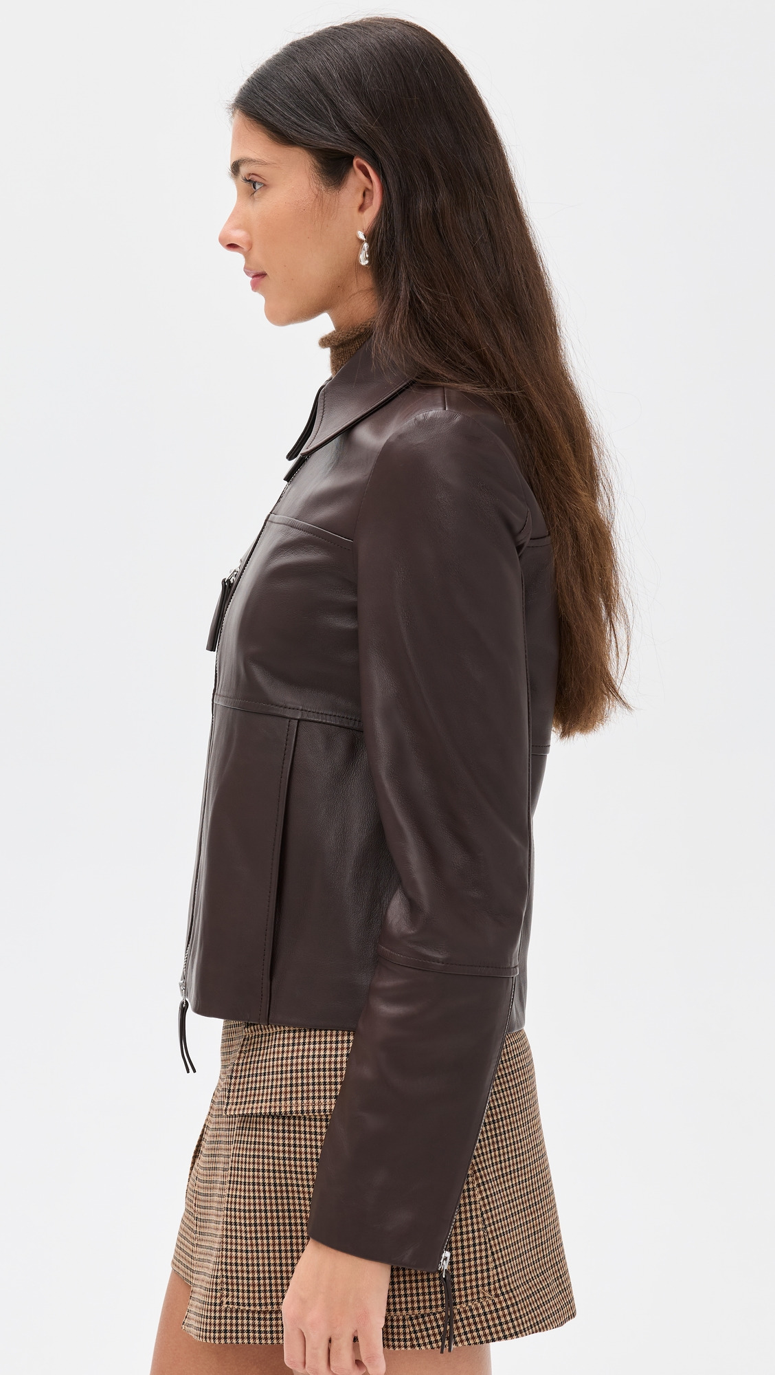 Annabel Jacket In Leather - 3
