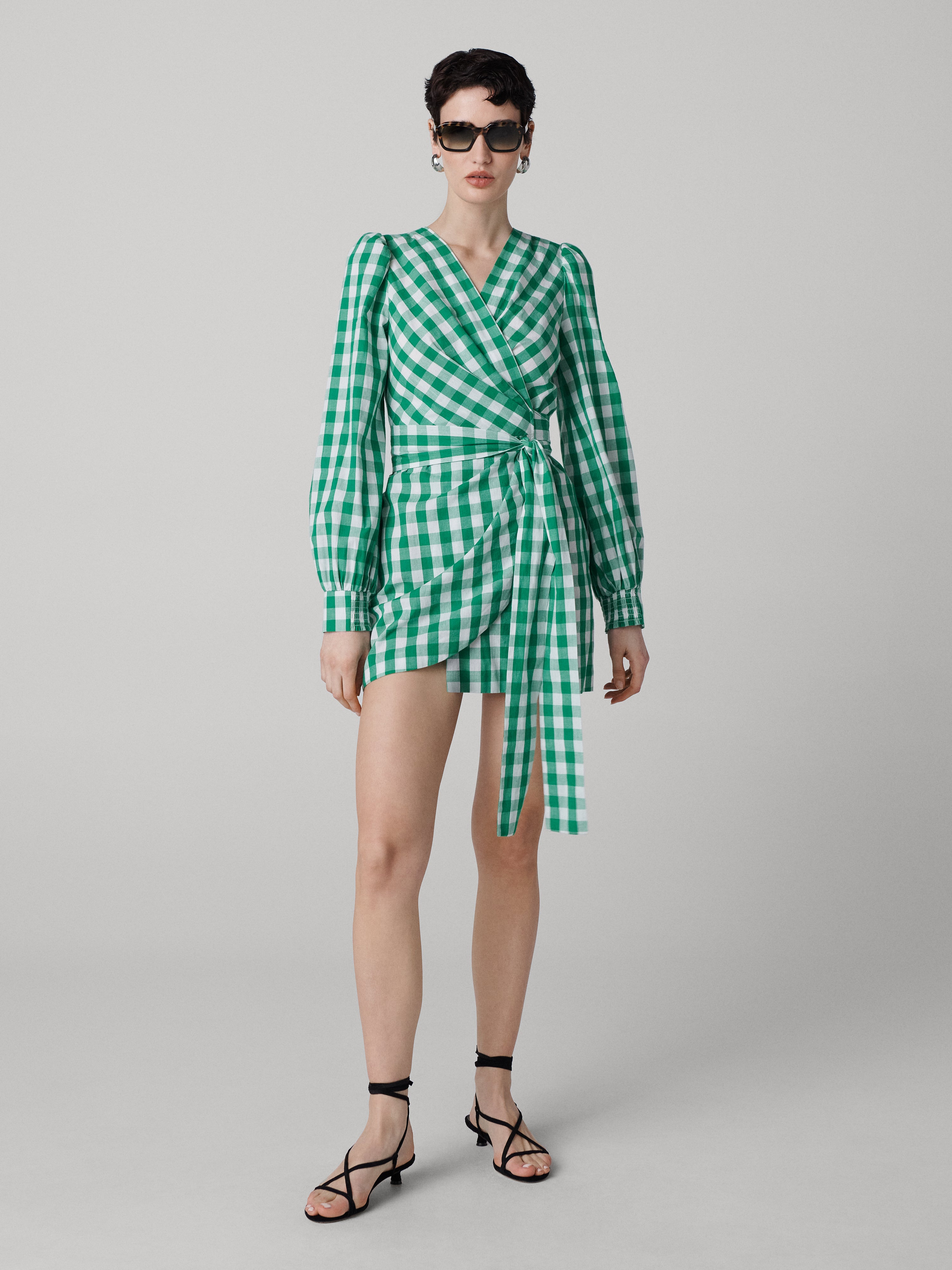 Amira Cotton Wrap Dress - 2