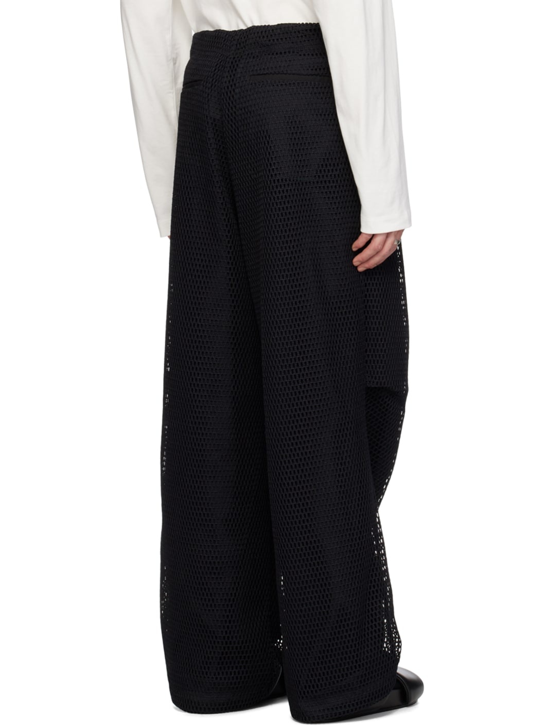Black Layered Trousers - 3