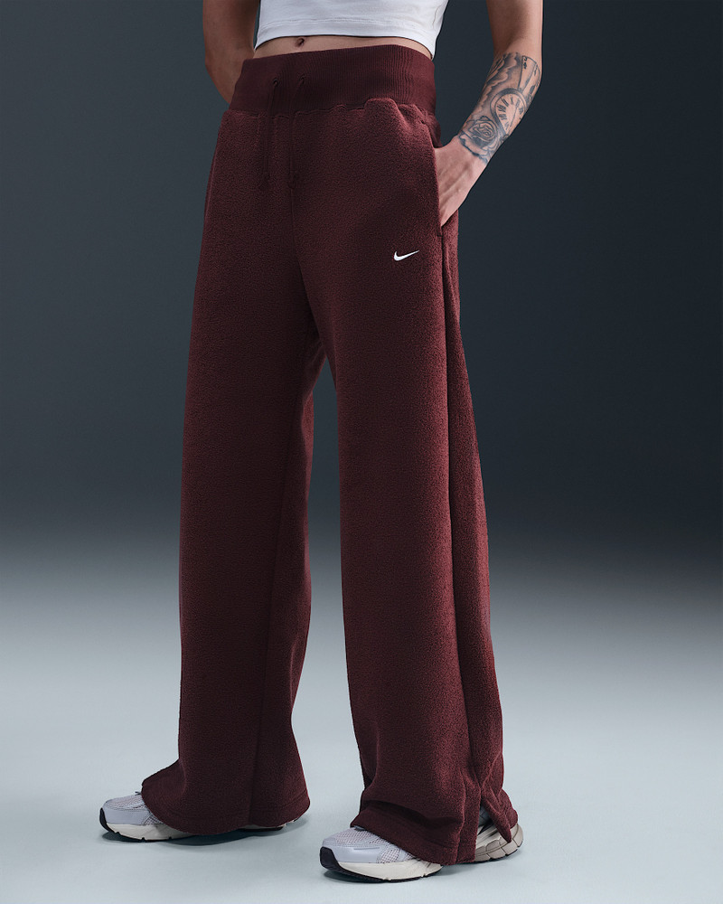 Nike Nike Sportswear Phoenix Plush Women's High-Waisted Wide-Leg Cozy Fleece Pants outlook