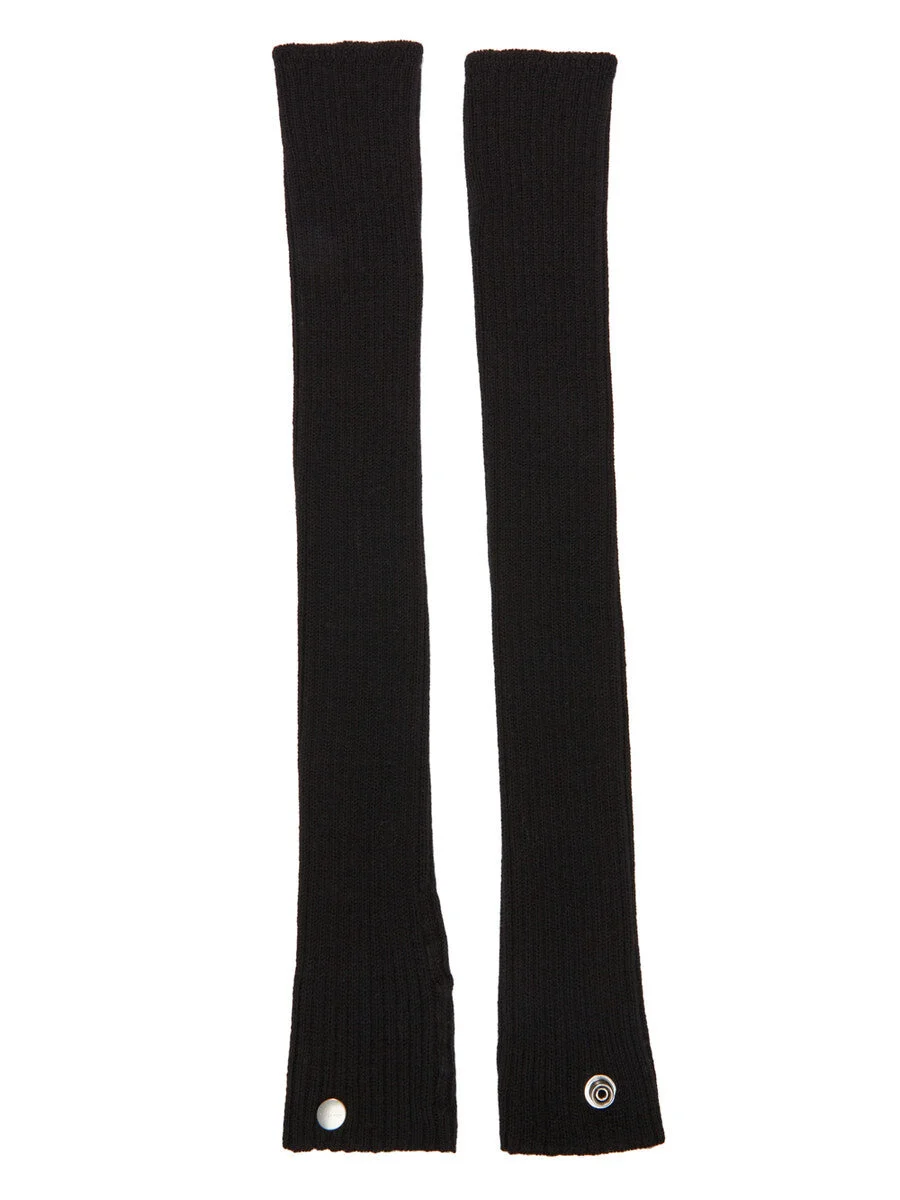 Black Concordians Rasato Knit Arm Warmers - 1
