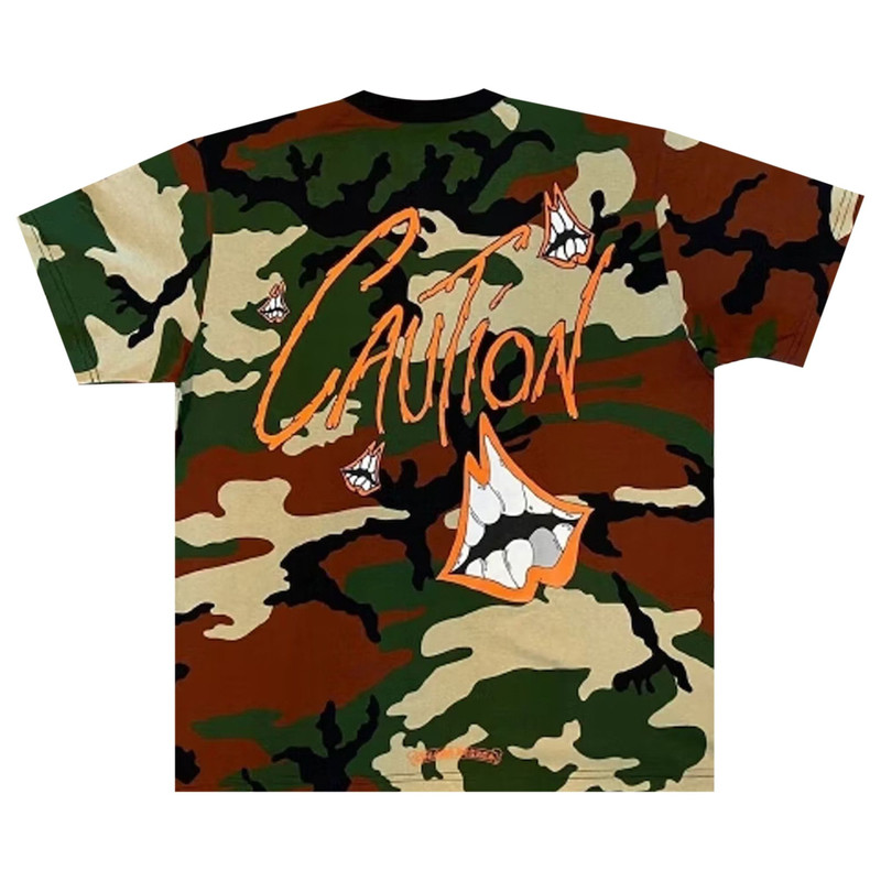 Chrome Hearts Chrome Hearts Matty Boy Caution T-Shirt 'Camo' outlook