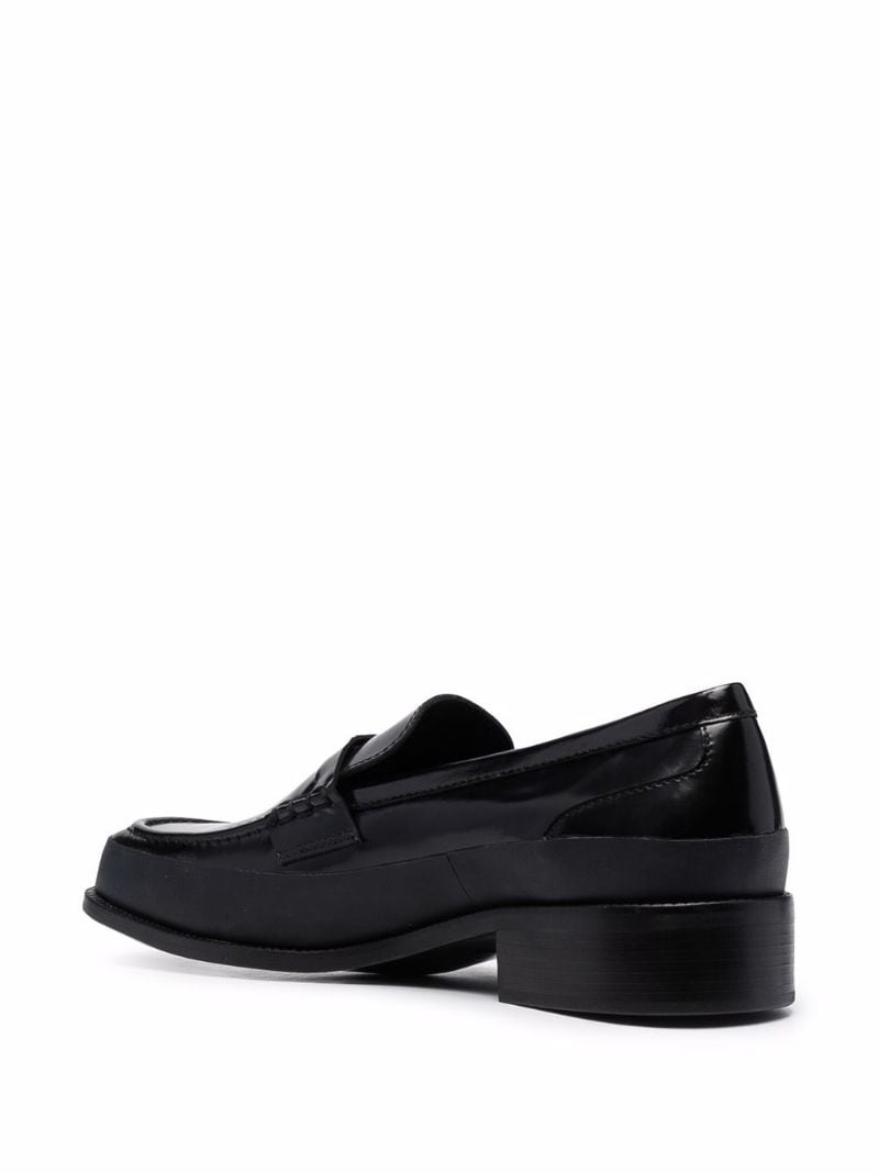 square-toe loafers - 3