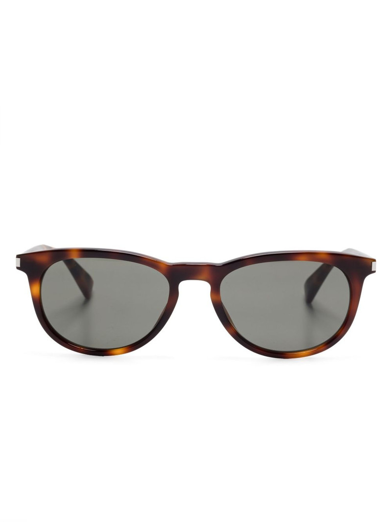 oval-frame sunglasses 1
