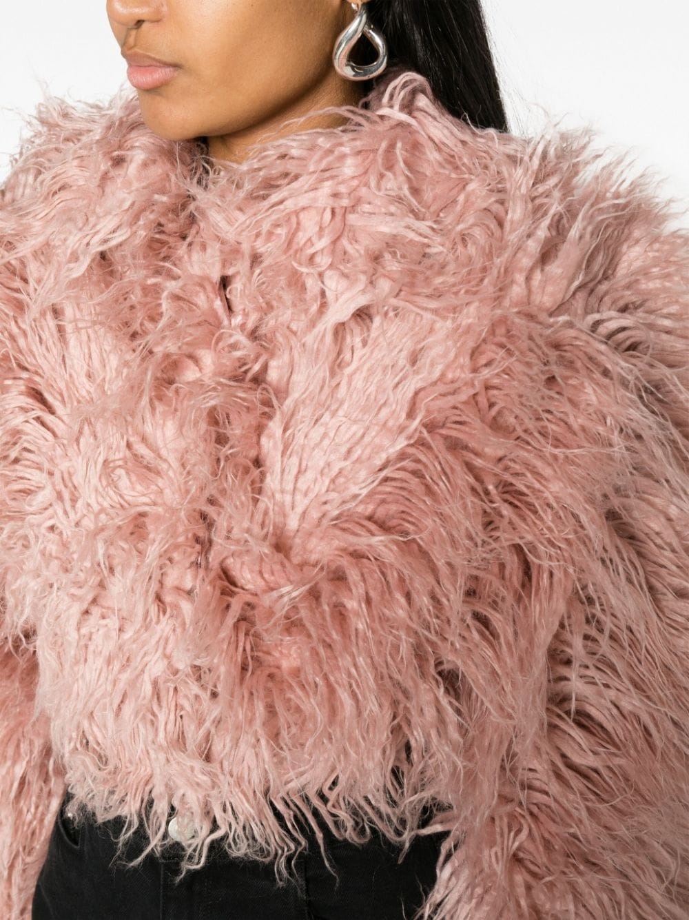 Adda shearling cropped jacket - 5