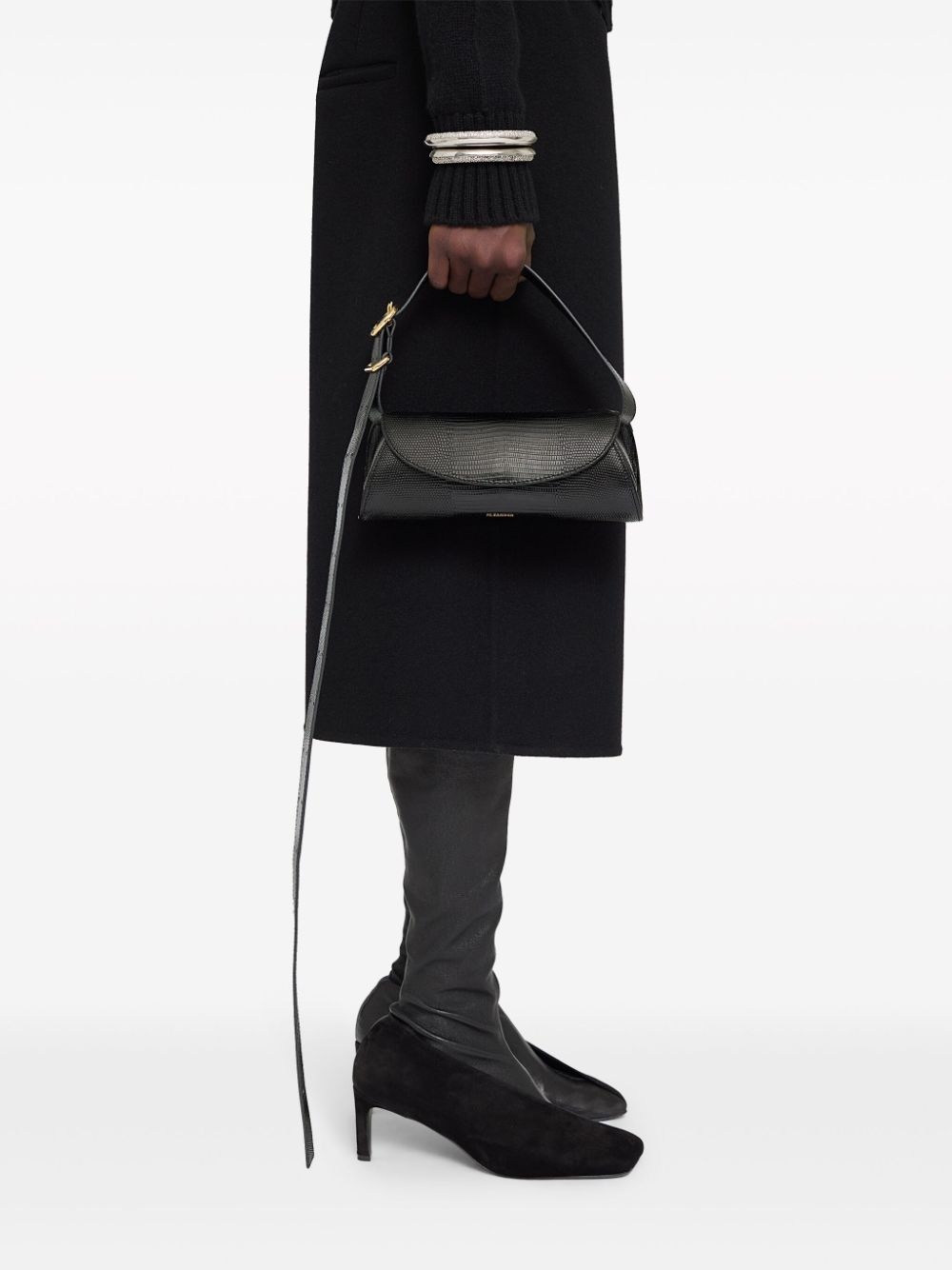 Cannolo snakeskin-effect shoulder bag - 2
