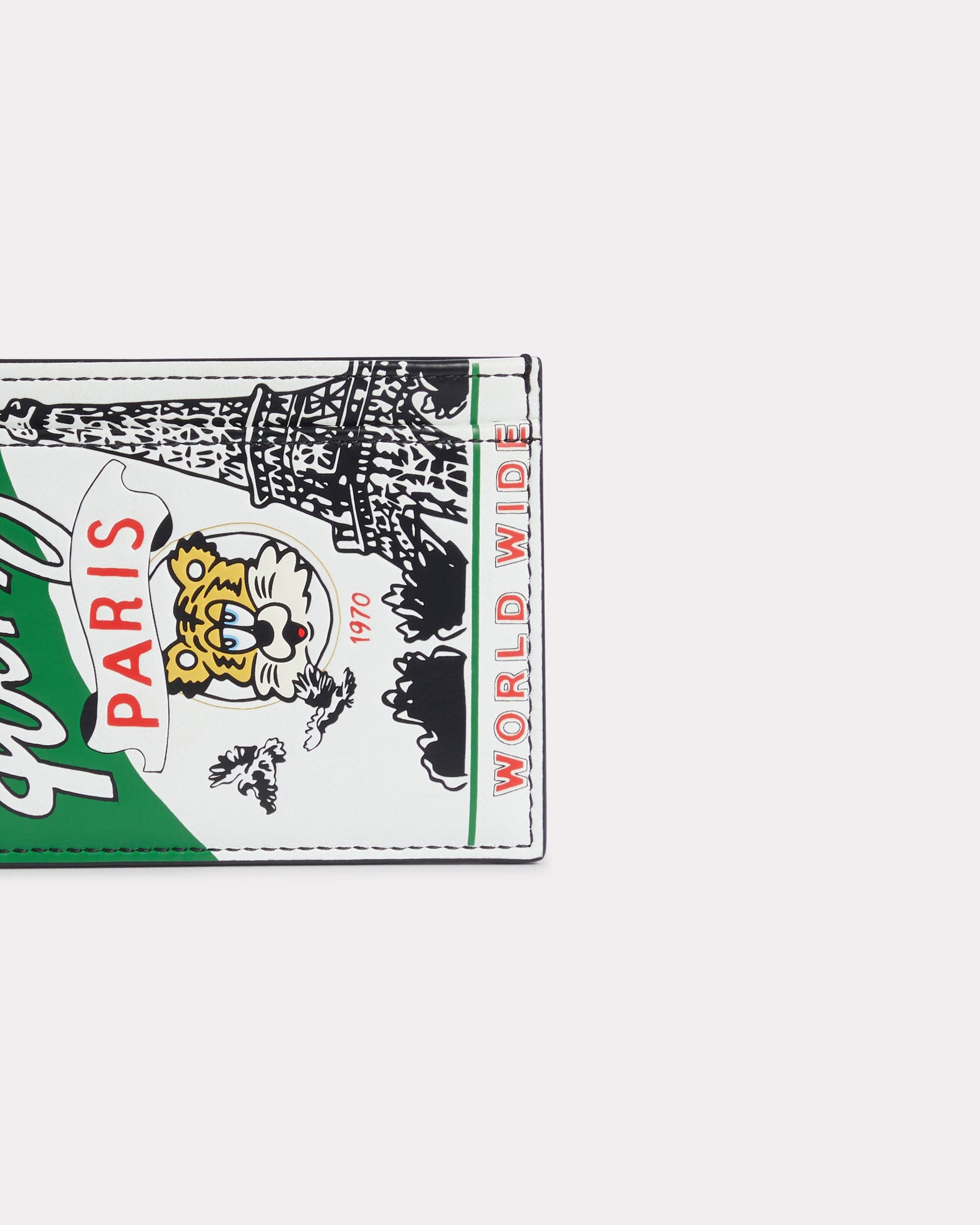 'KENZO VERDY MARKET' card holder in leather - 3