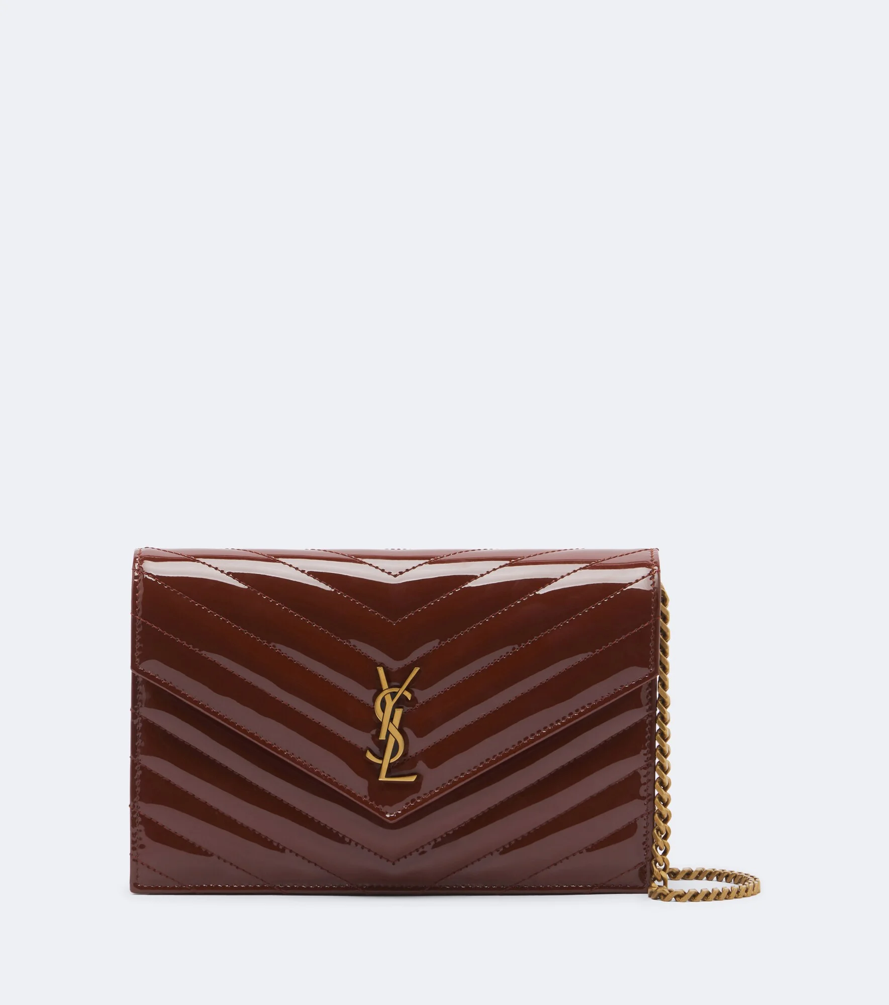 Cassandre matelassé leather wallet on chain - 1
