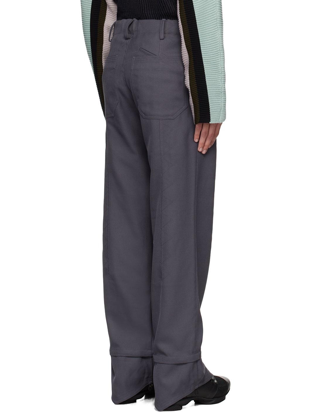 Gray Jacklight Trousers - 3