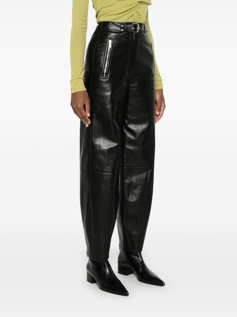 buckle-detail trousers - 3