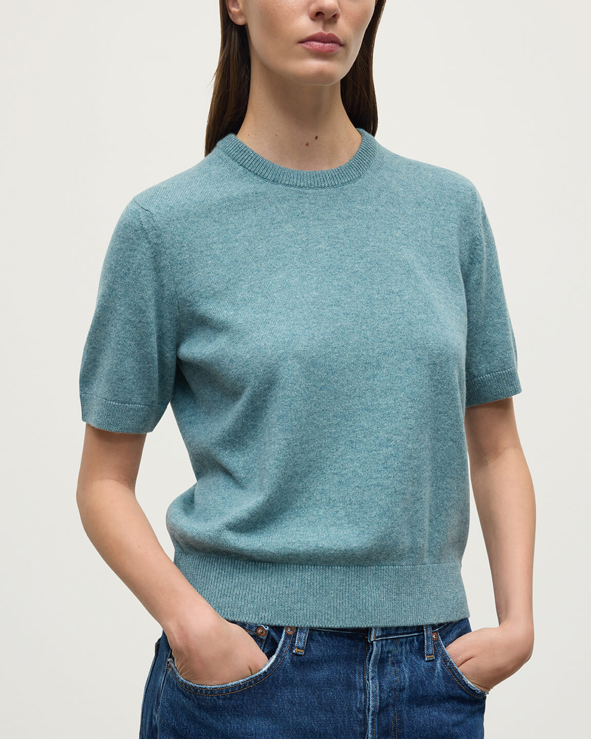 Classic Cashmere Green T-shirt - 5