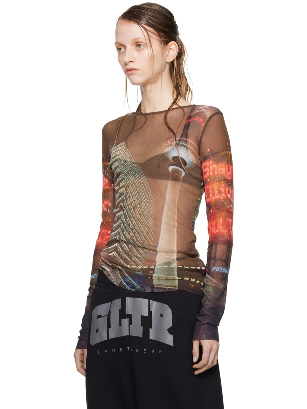 Brown Shayne Oliver Edition Long Sleeve T-Shirt - 4