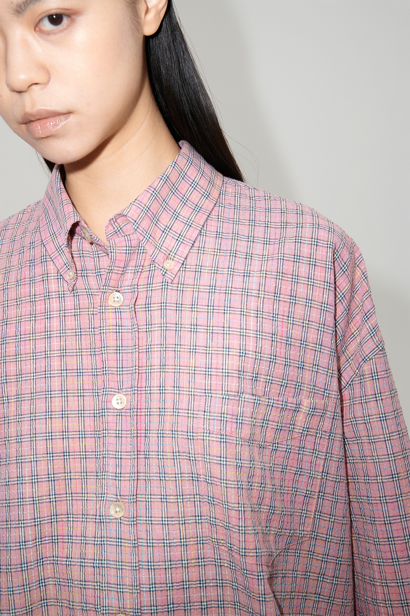 Borrowed BD Shirt Pink Kimble Check - 4
