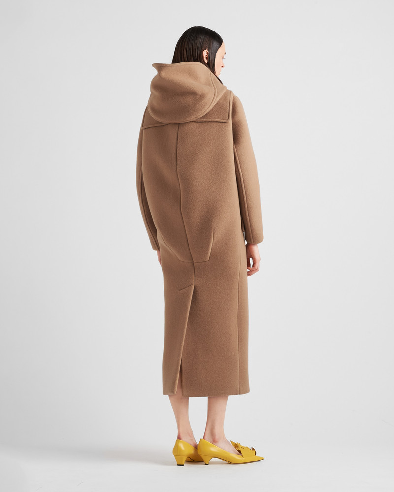 Long velour duffle coat 5