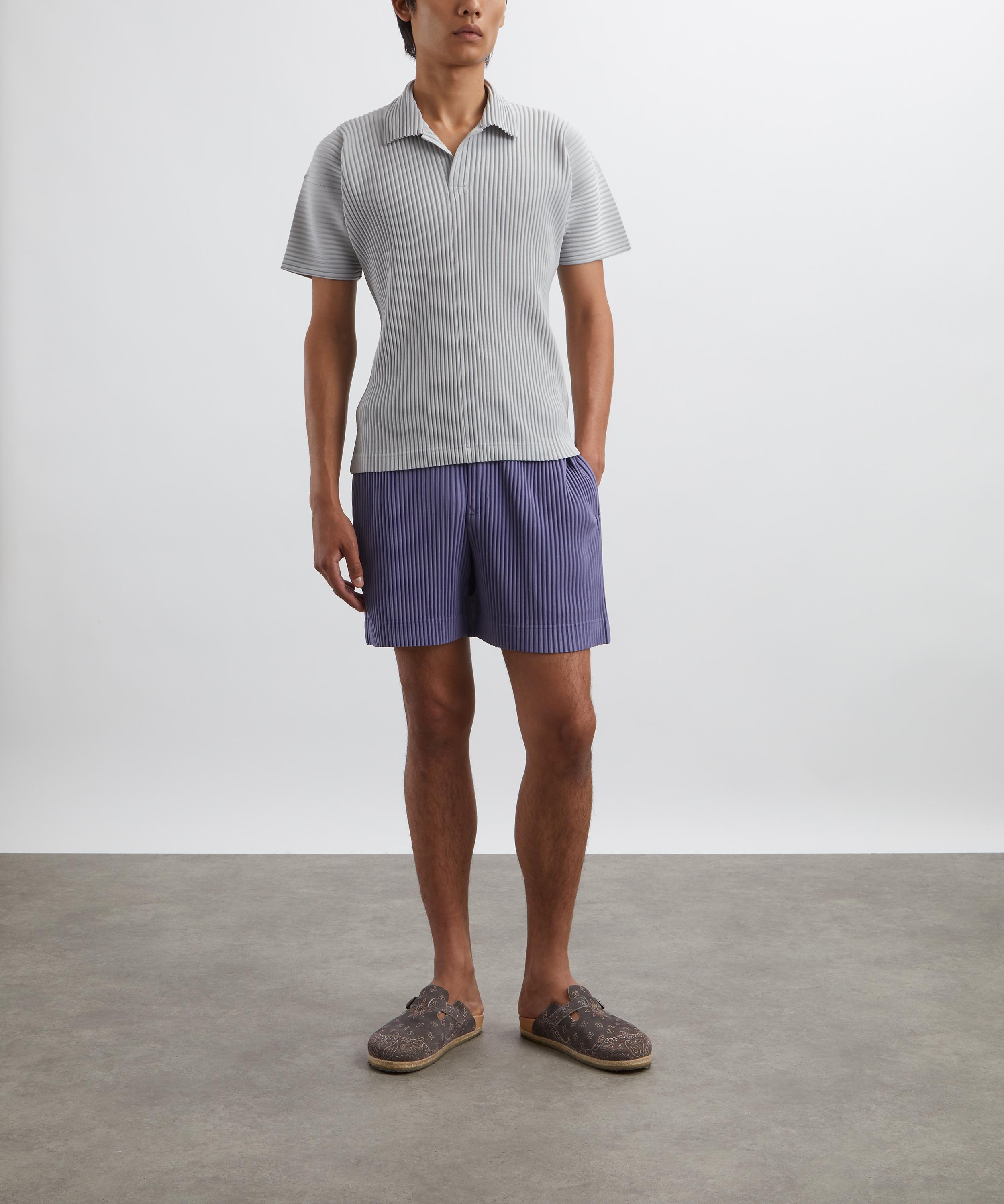 BASICS Pleated Polo Shirt - 2