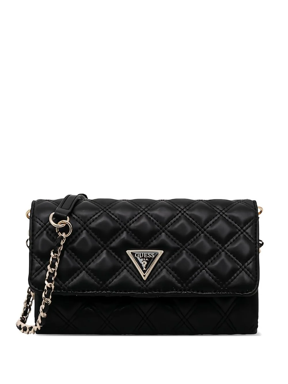 quilted chain cross body bag - 1