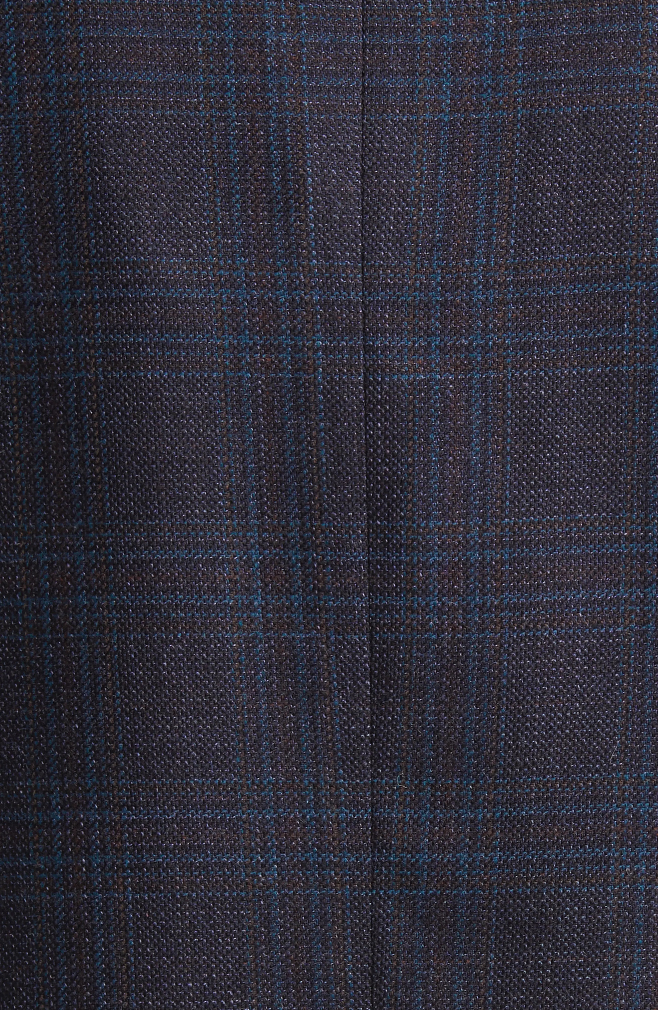 Siena Regular Fit Plaid Silk & Wool Sport Coat - 5