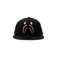 帽子 A BATHING APE SHARK NEW ERA 59FIFTY CAP A BATHING APE® BAPE x New Era 59FIFTY Cap 'Black' | REVERSIBLE